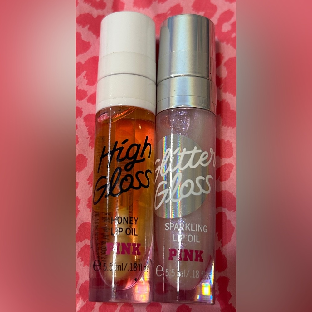 Victoria's Secret Pink Honey and Glitter Lip Gloss Duo